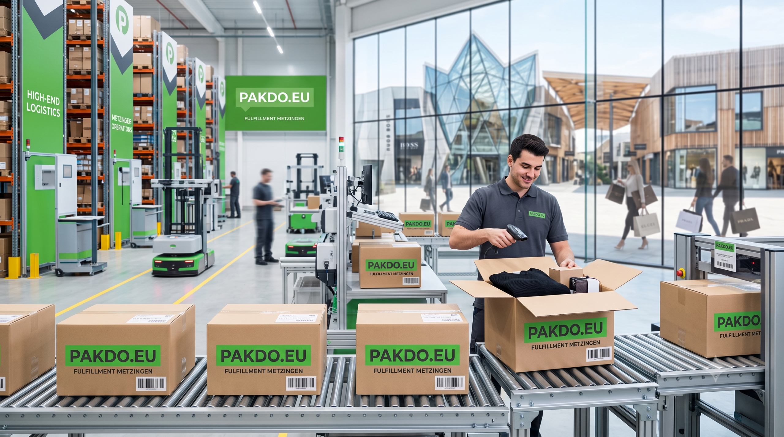 Metzingen Fulfillment mit digital gesteuerter Lager- und Versandlogistik