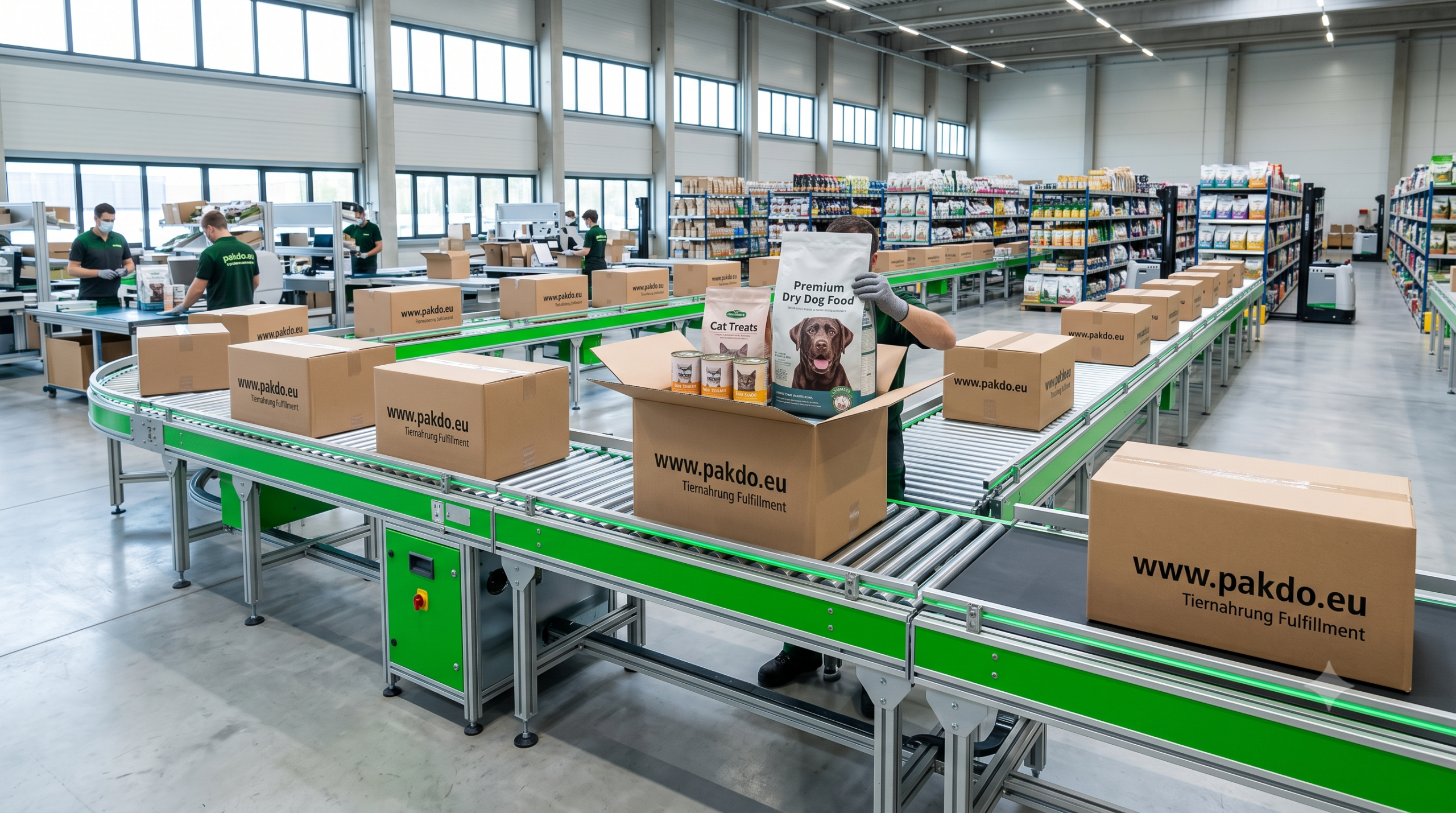 Tiernahrung Fulfillment mit Lagerung, Pick & Pack und Versand