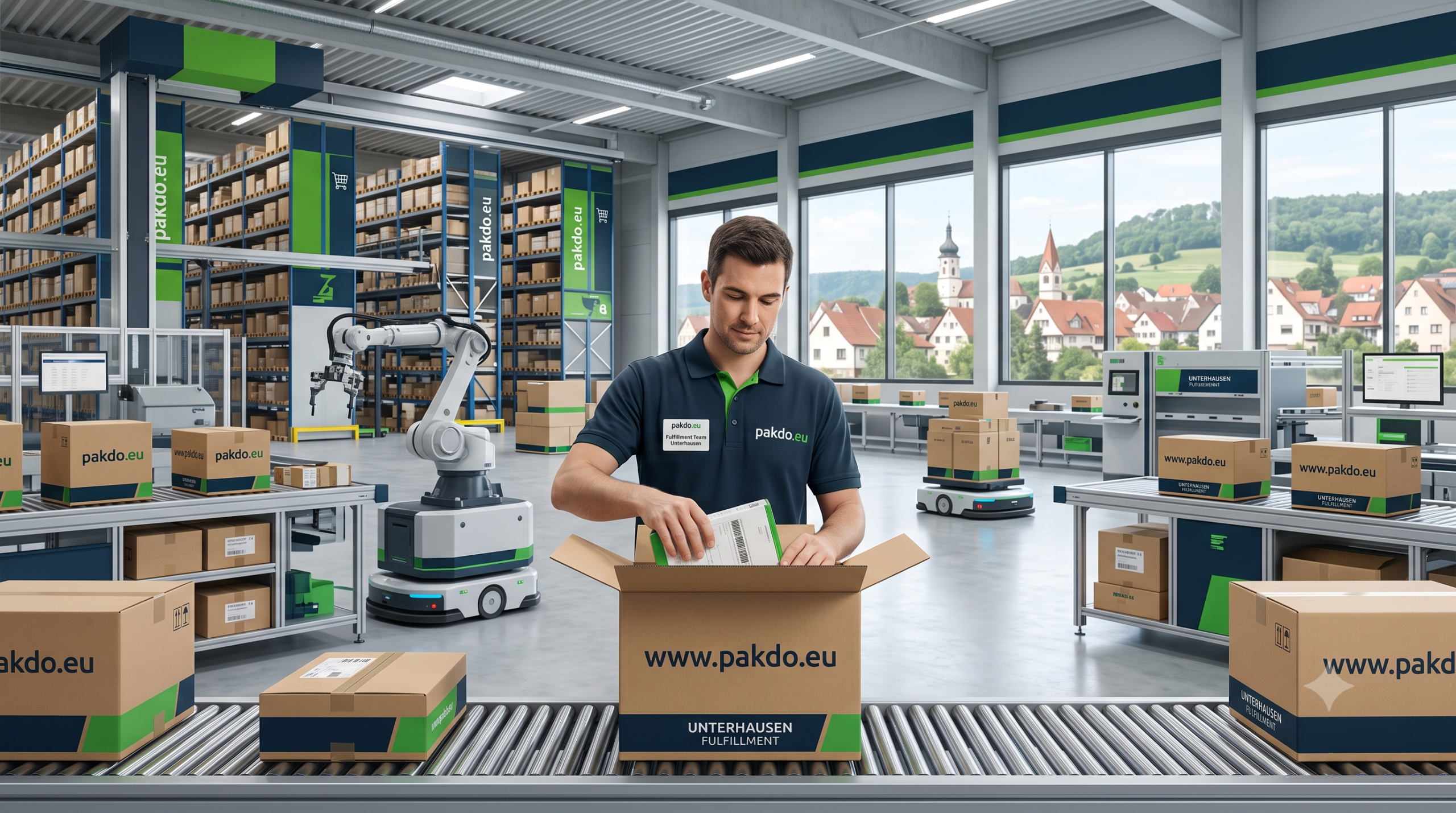 Unterhausen Fulfillment mit Lagerung, Pick & Pack und Versand