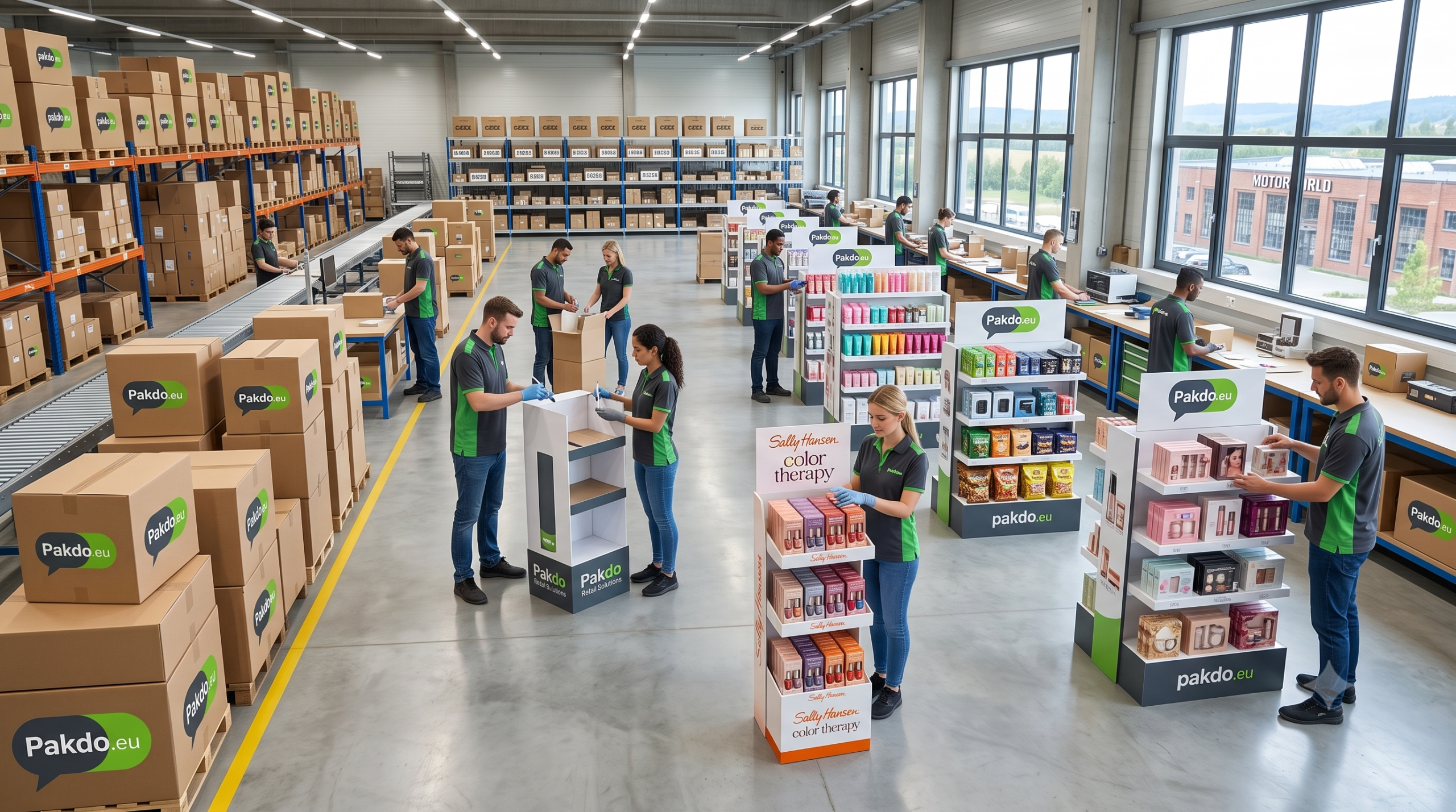 Displaybestückung, Konfektionierung und Displaybau bei Pakdo