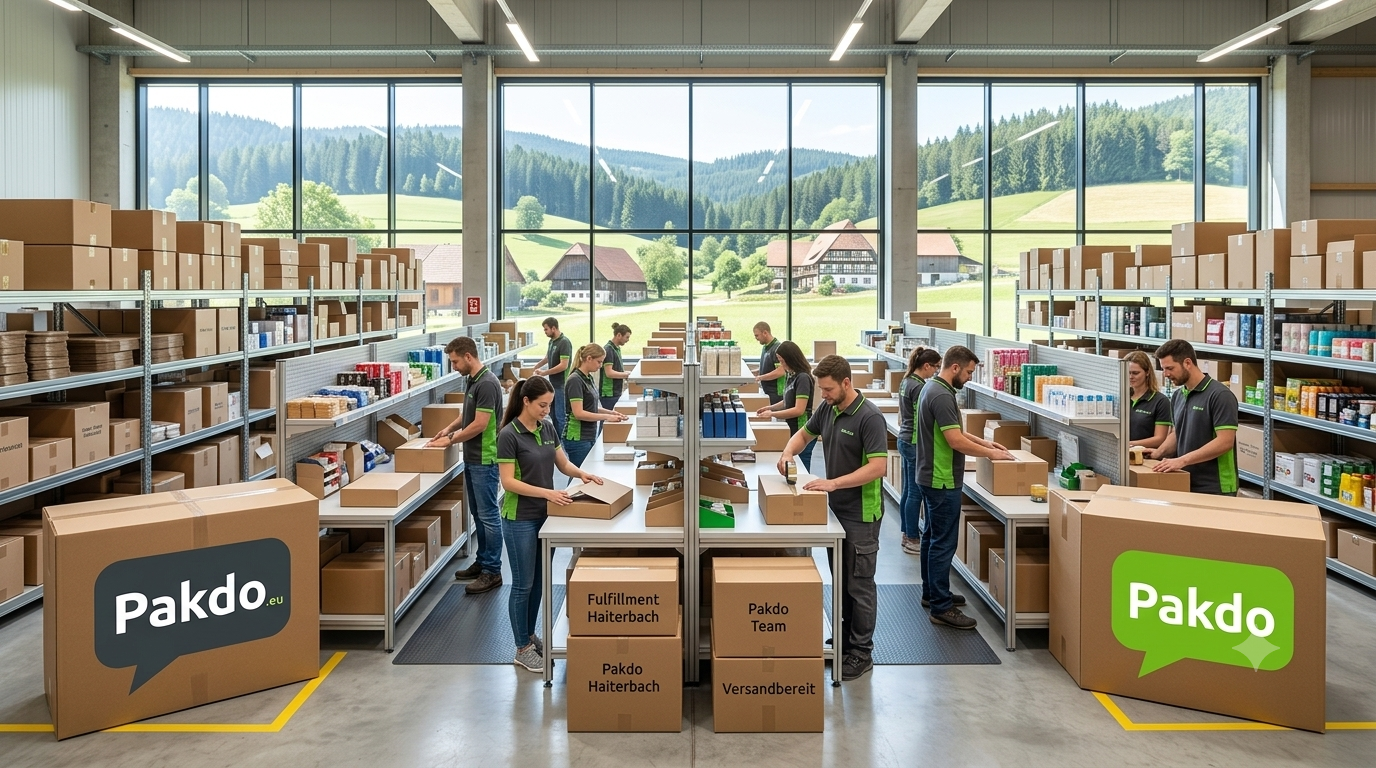Fulfillment Haiterbach mit Lager und Versand bei Pakdo